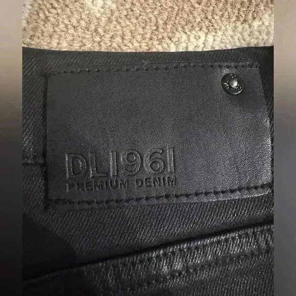 Dl1961 Nick Slim Fit Palmer Men's Black Jeans American Cotton Size 34 - Picture 2 of 7